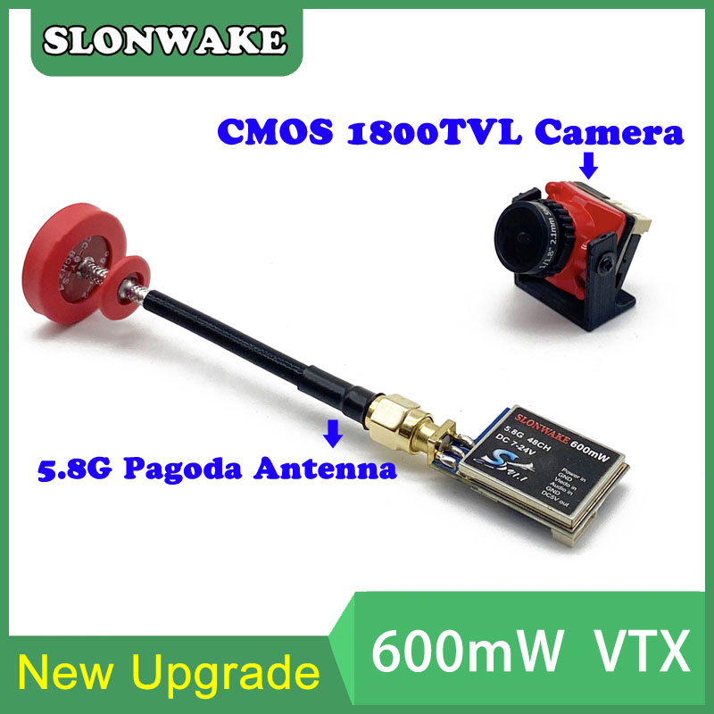 すぐに使える5.8G 48CH 600mWビデオ送信機とCm - Drone Racing Receiver のレビューと価格
